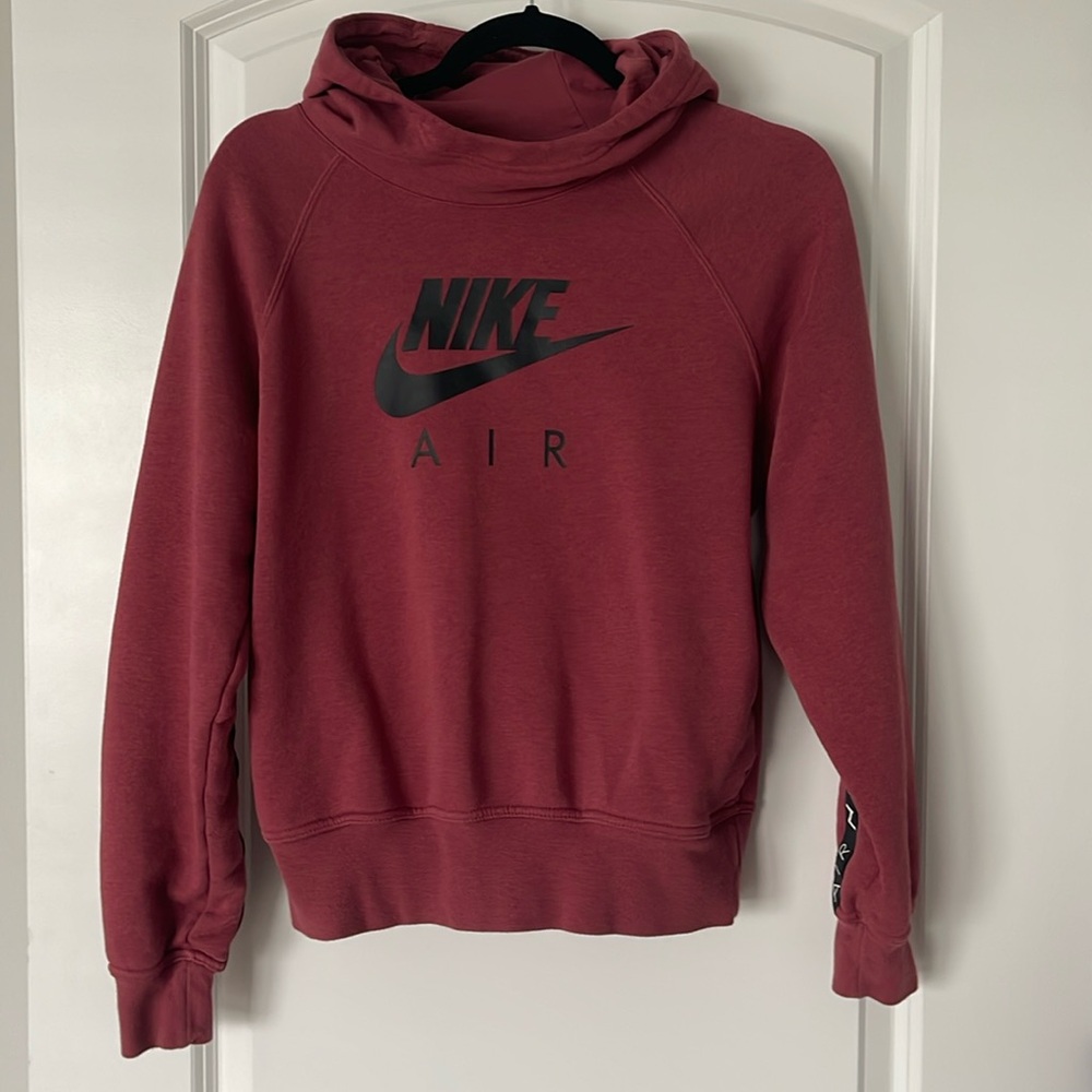 Nike Air Women’s Burgundy Red Hoodie Sweatshirt Size Small S